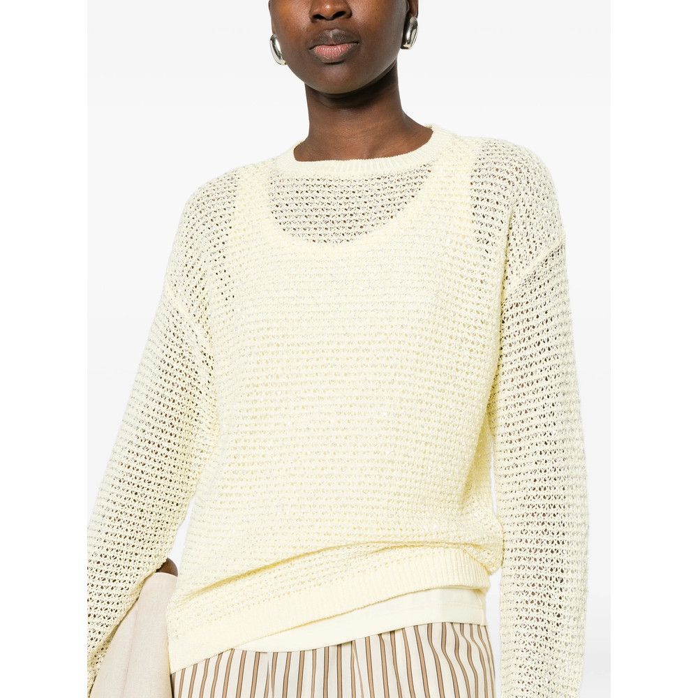 Fabiana Filippi Fabiana Filippi YELLOW Knitwear - Jumpers Size M / US 6-8 / IT 42-44 - 2 Thumbnail