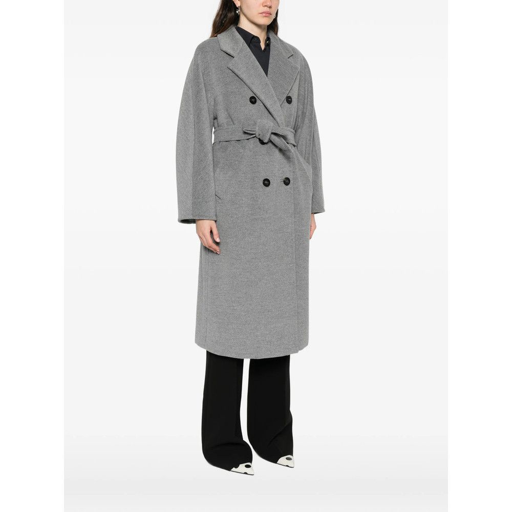 Max Mara Max Mara GREY Coats - Double Breasted & Peacoats Size M / US 6-8 / IT 42-44 - 2 Thumbnail