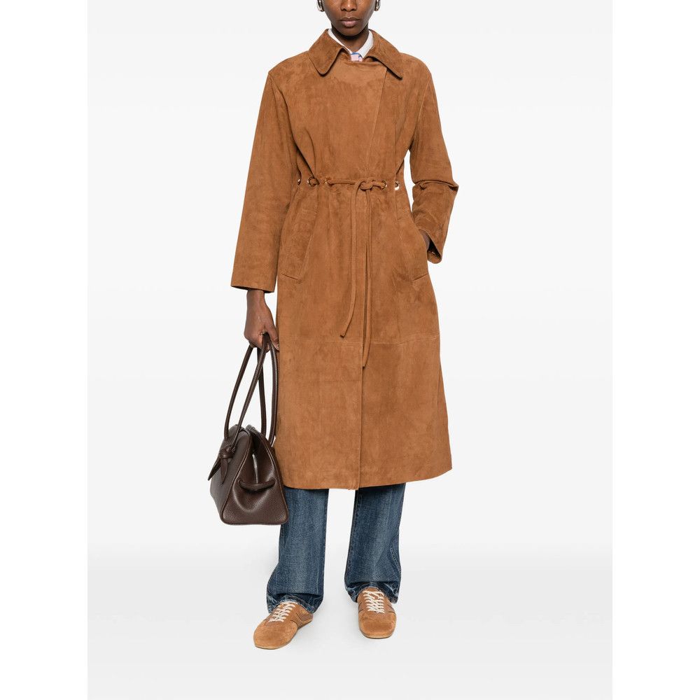 Ba&sh BROWN Coats - Leather Coats