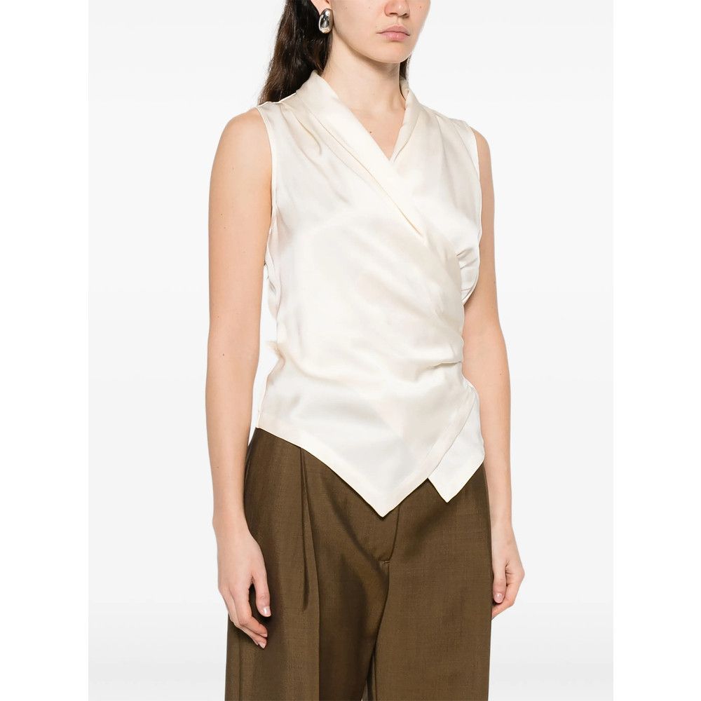 Brunello Cucinelli Brunello Cucinelli NEUTRALS Tops - Blouses Size M / US 6-8 / IT 42-44 - 4 Thumbnail