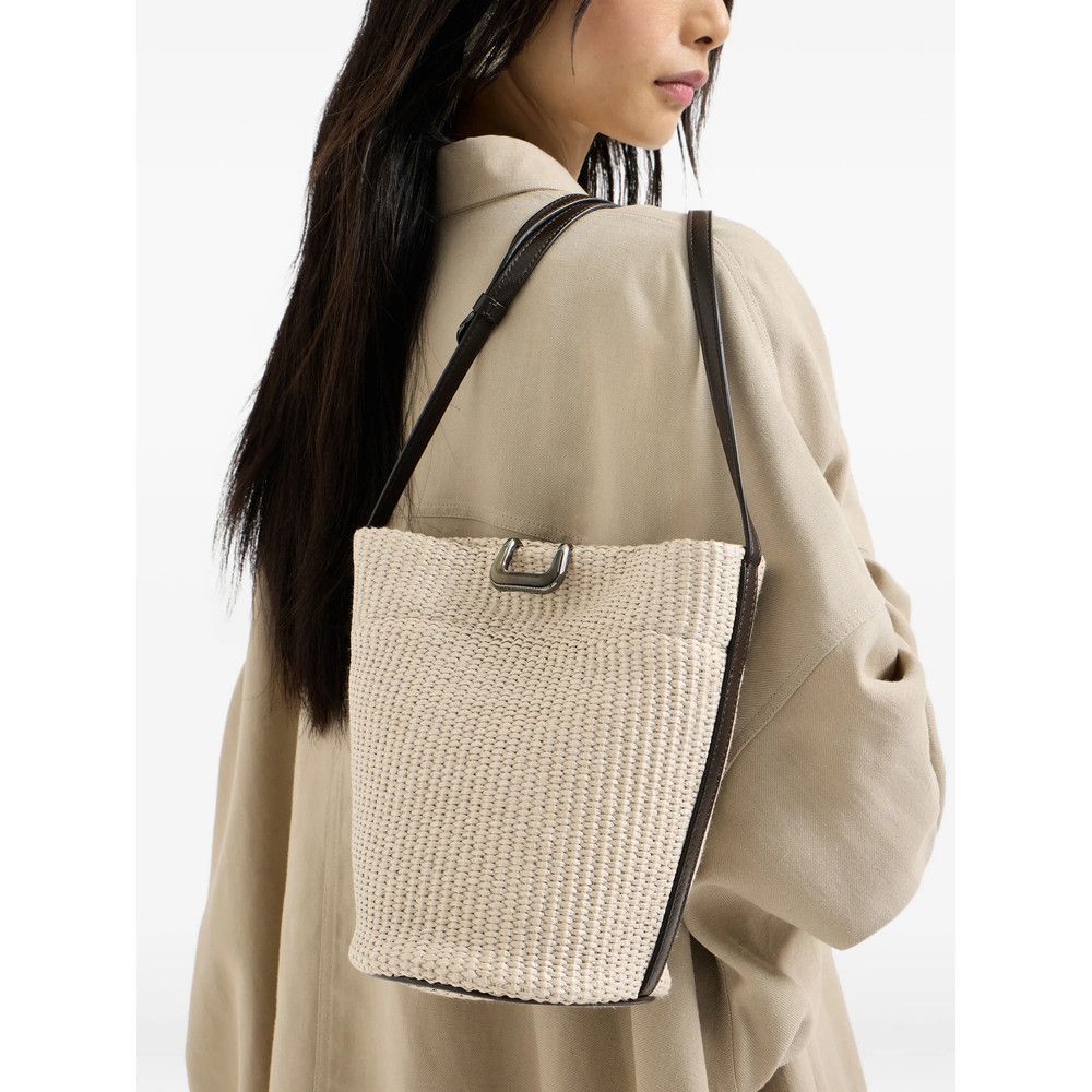 Brunello Cucinelli Brunello Cucinelli NEUTRALS Shoulder Bags Size ONE SIZE - 2 Thumbnail
