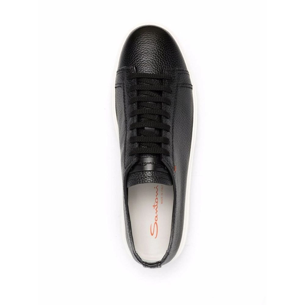 Santoni Santoni BLACK Trainers - Low-Tops Size US 12 / EU 45 - 3 Thumbnail