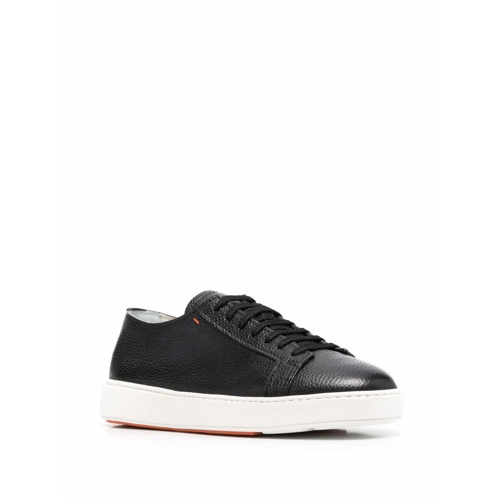 Santoni Santoni BLACK Trainers - Low-Tops Size US 12 / EU 45 - 4 Thumbnail