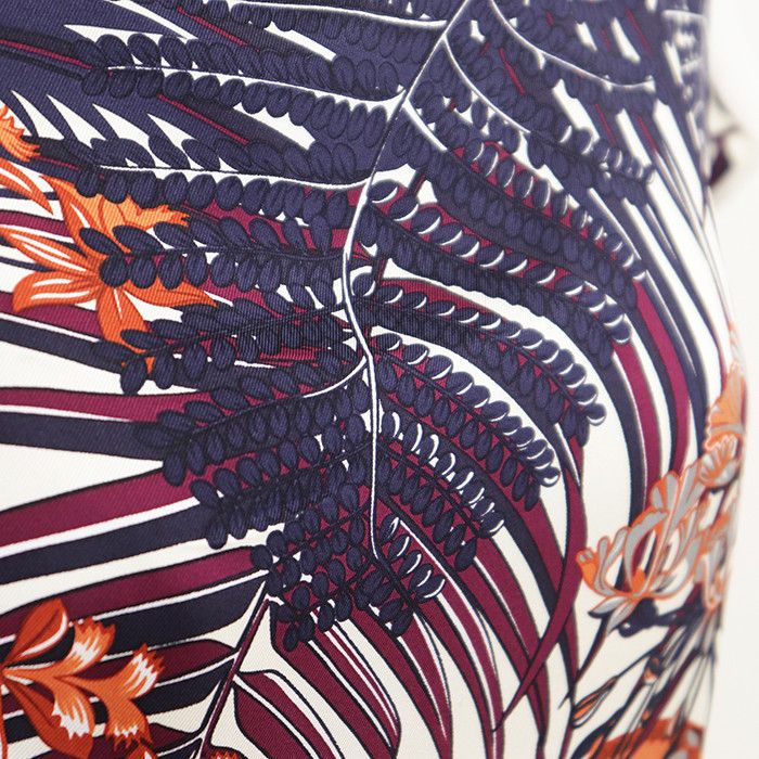 Hermes Hermes Hermès FLAMINGO PARTY34 Cotton Silk Knit Top Textile Tops DUTY FREE for USA Size ONE SIZE - 4 Thumbnail