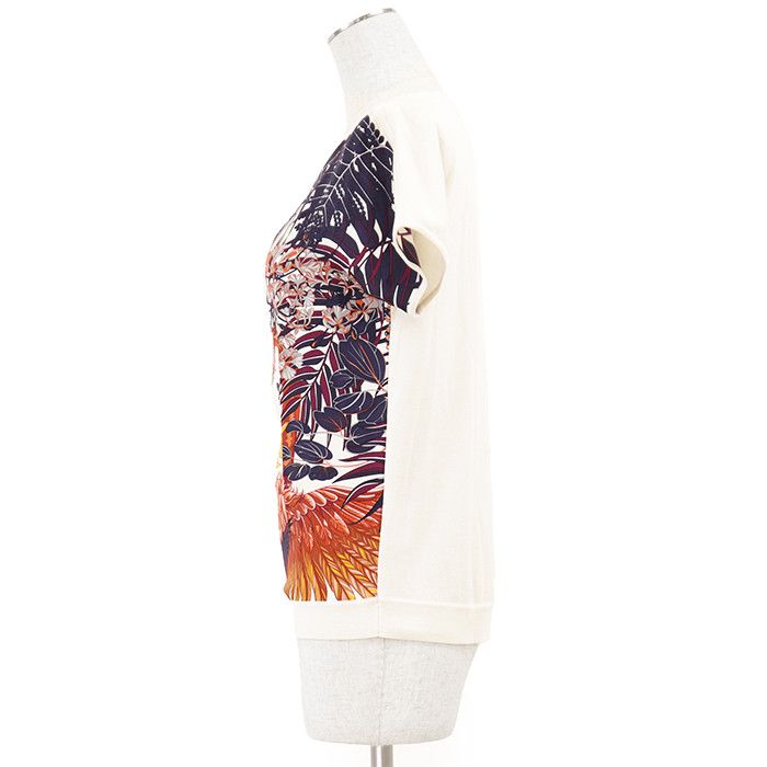 Hermes Hermes Hermès FLAMINGO PARTY34 Cotton Silk Knit Top Textile Tops DUTY FREE for USA Size ONE SIZE - 7 Thumbnail