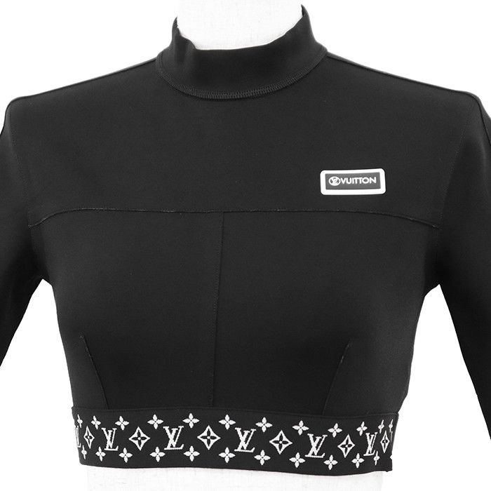 Louis Vuitton Louis Vuitton Louis Vuitton Monogram Stretch Nylon Top Textile Tops DUTY FREE for USA Size ONE SIZE - 2 Thumbnail