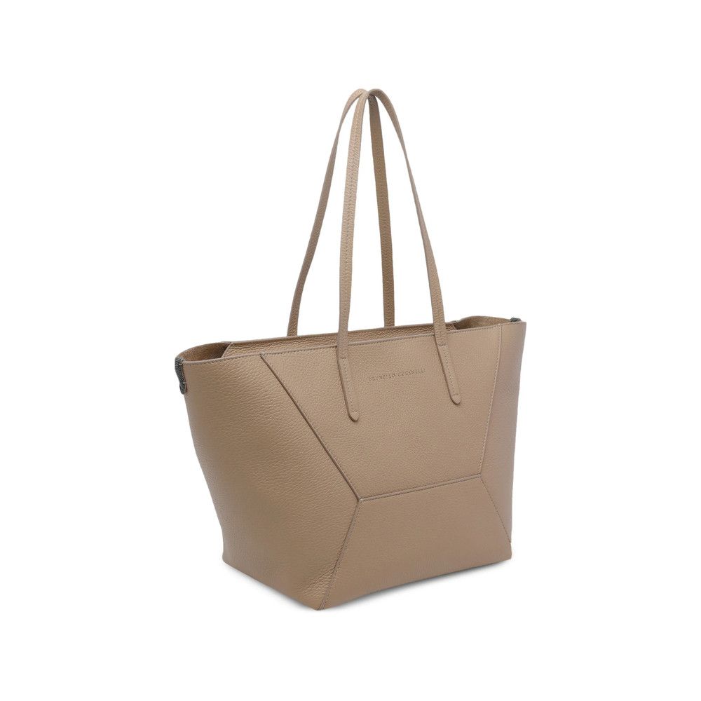 Brunello Cucinelli Brunello Cucinelli NEUTRALS Tote Bags Size ONE SIZE - 3 Thumbnail