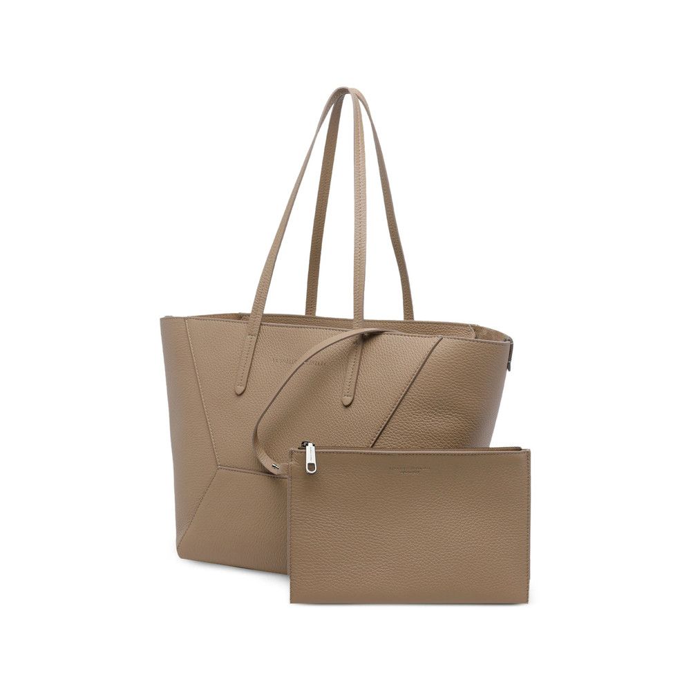 Brunello Cucinelli Brunello Cucinelli NEUTRALS Tote Bags Size ONE SIZE - 2 Thumbnail