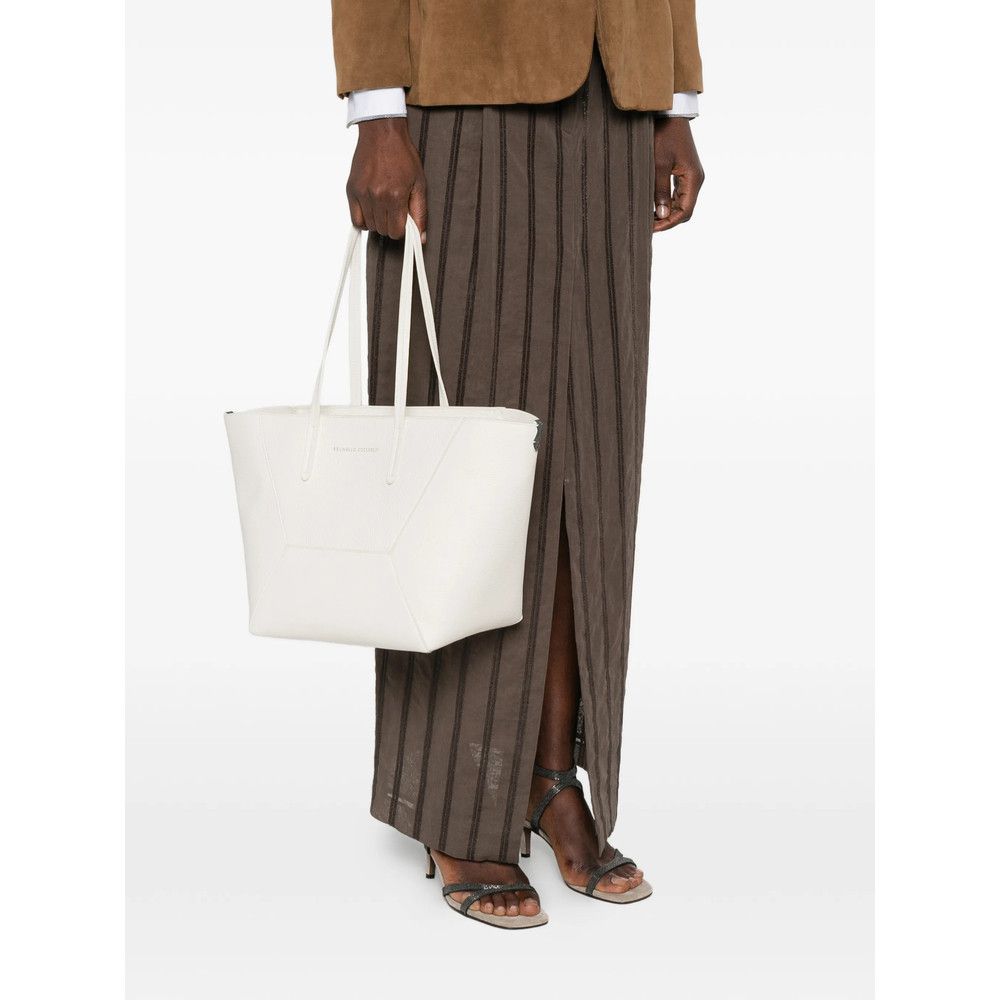 Brunello Cucinelli Brunello Cucinelli NEUTRALS Tote Bags Size ONE SIZE - 3 Thumbnail
