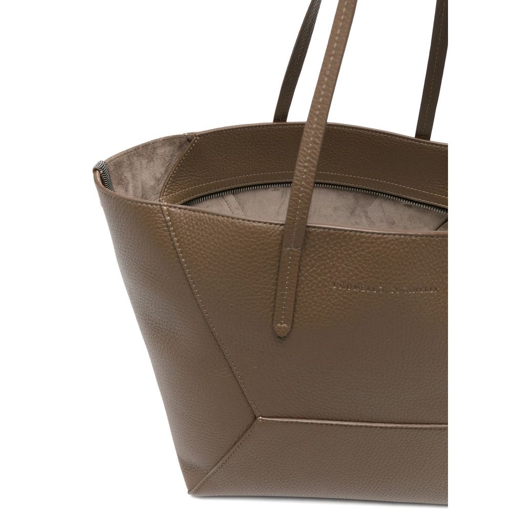 Brunello Cucinelli Brunello Cucinelli BROWN Shoulder Bags Size ONE SIZE - 4 Thumbnail