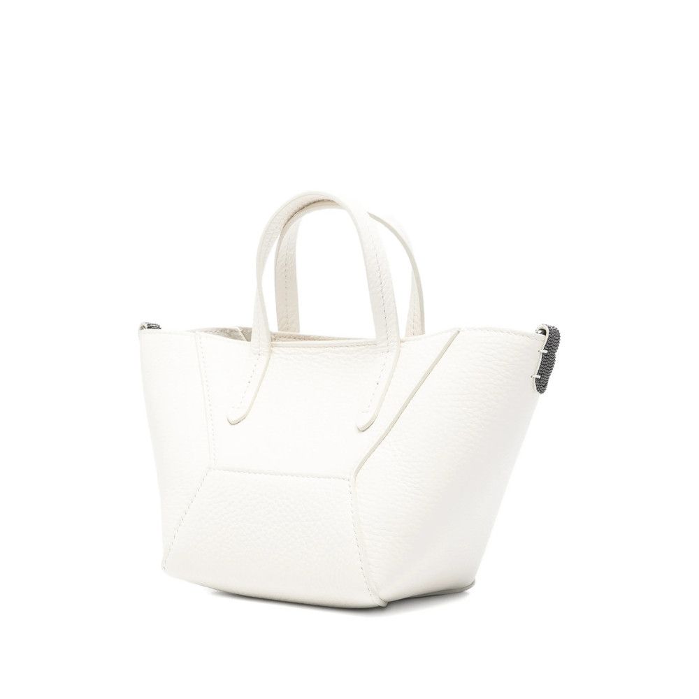 Brunello Cucinelli Brunello Cucinelli WHITE Tote Bags Size ONE SIZE - 5 Thumbnail