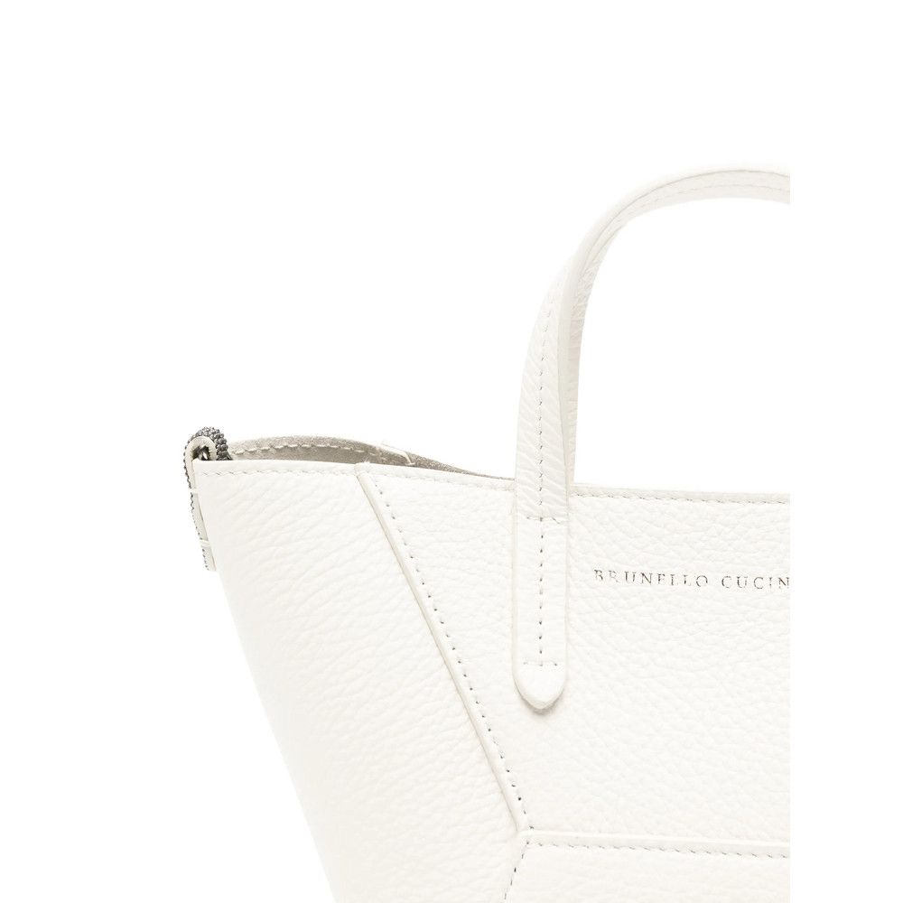 Brunello Cucinelli Brunello Cucinelli WHITE Tote Bags Size ONE SIZE - 2 Thumbnail