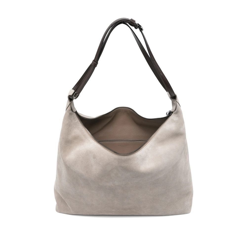 Brunello Cucinelli Brunello Cucinelli GREY Shoulder Bags Size ONE SIZE - 3 Thumbnail