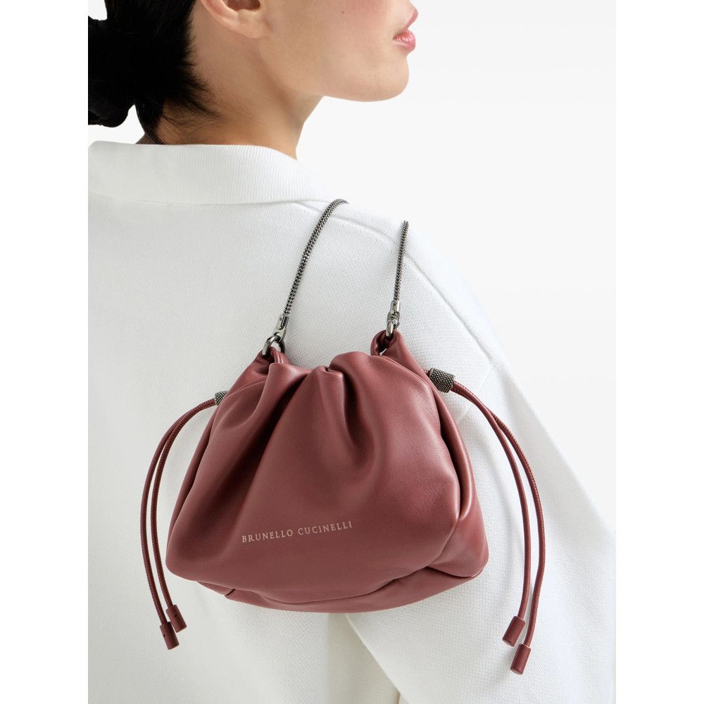 Brunello Cucinelli Brunello Cucinelli RED Bucket Bags Size ONE SIZE - 3 Thumbnail