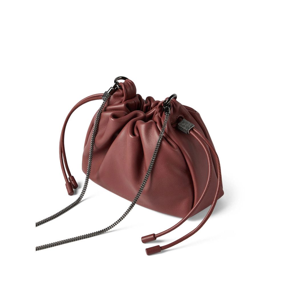 Brunello Cucinelli Brunello Cucinelli RED Bucket Bags Size ONE SIZE - 4 Thumbnail