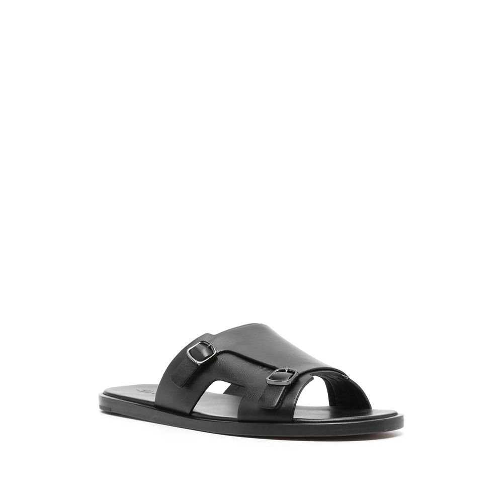 Santoni Santoni BLACK Sandals Size US 9.5 / EU 42-43 - 2 Thumbnail