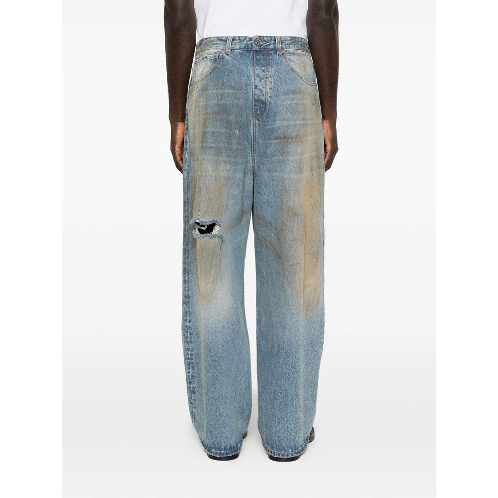Vetements Vetements BLUE Denim - Wide-Leg Jeans Size 25" / US 0 / IT 36 - 4 Thumbnail