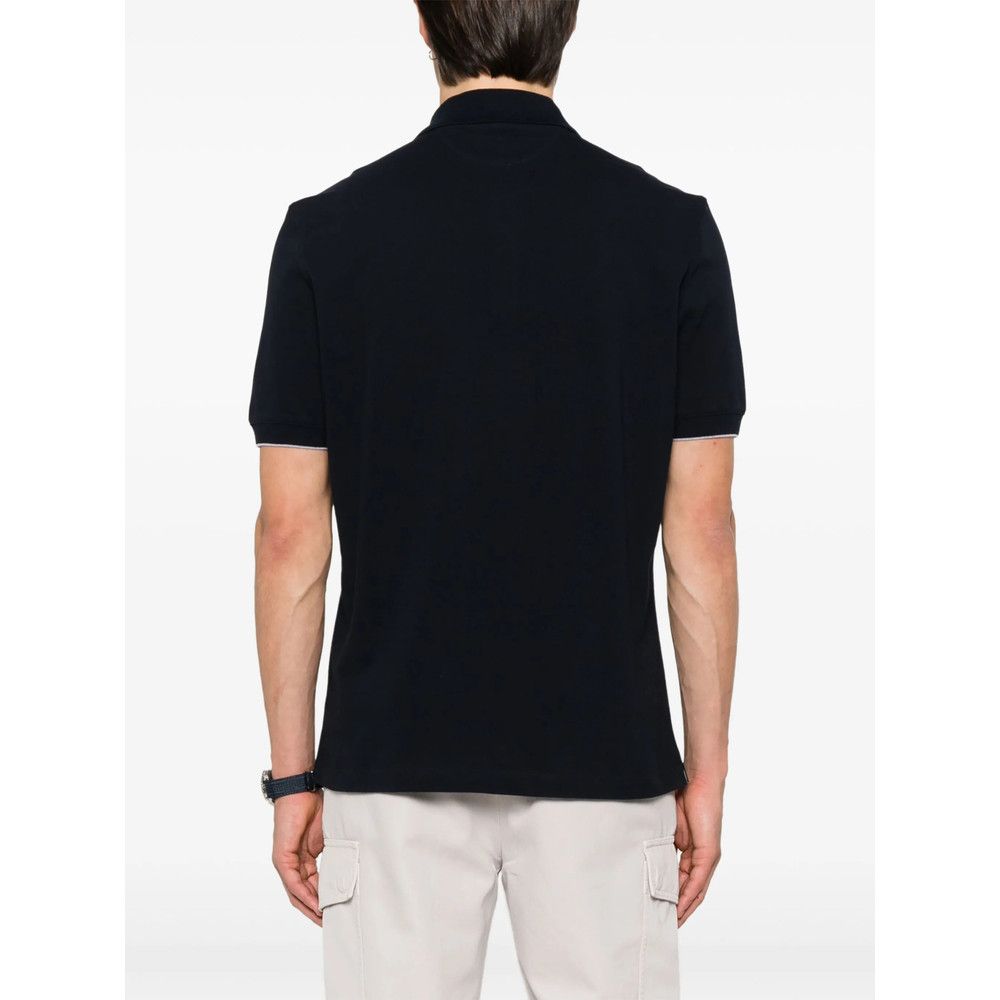Brunello Cucinelli Brunello Cucinelli BLUE Polo Shirts Size US M / EU 48-50 / 2 - 3 Thumbnail