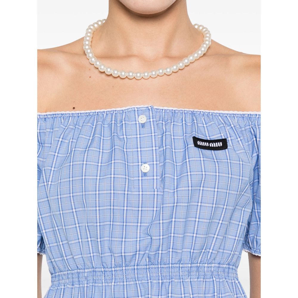 Miu Miu Miu Miu BLUE Dresses - Day Dresses Size XS / US 0-2 / IT 36-38 - 3 Thumbnail