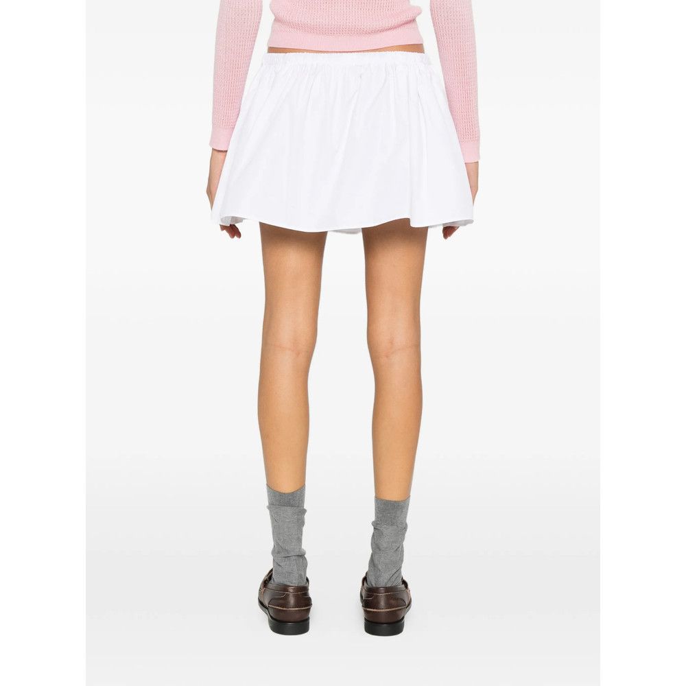 Miu Miu Miu Miu WHITE Skirts - A-Line Skirts Size 27" / US 4 / IT 40 - 4 Thumbnail