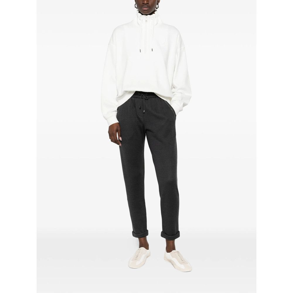 Brunello Cucinelli Brunello Cucinelli WHITE Tops - Sweatshirts Size M / US 6-8 / IT 42-44 - 4 Thumbnail