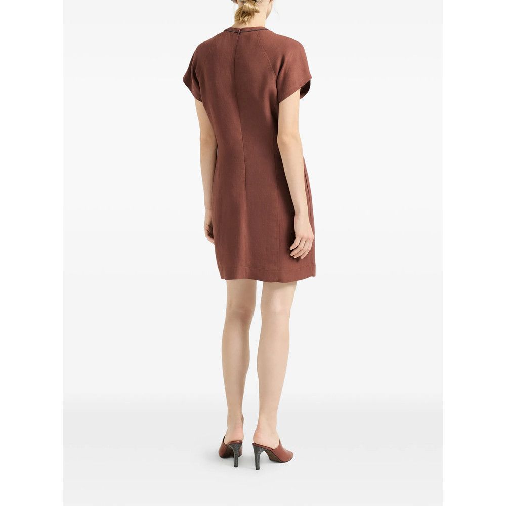 Brunello Cucinelli Brunello Cucinelli ORANGE Dresses - Day Dresses Size L / US 10 / IT 46 - 5 Thumbnail