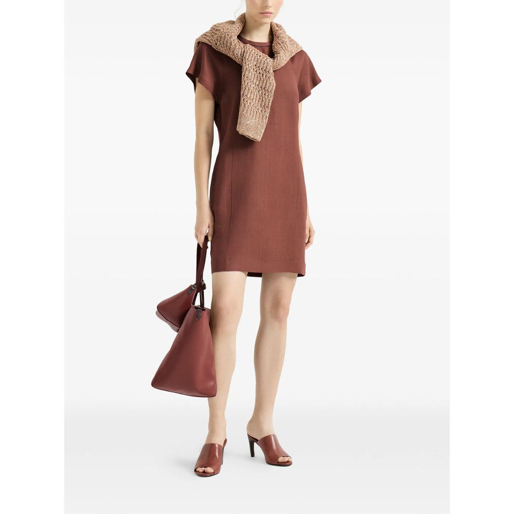Brunello Cucinelli Brunello Cucinelli ORANGE Dresses - Day Dresses Size L / US 10 / IT 46 - 3 Thumbnail
