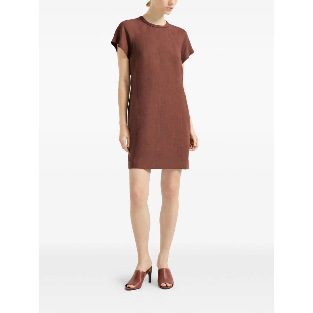 Brunello Cucinelli Brunello Cucinelli ORANGE Dresses - Day Dresses Size L / US 10 / IT 46 - 2 Thumbnail