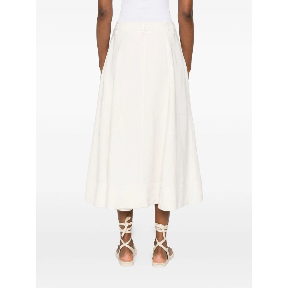Brunello Cucinelli Brunello Cucinelli NEUTRALS Skirts - A-Line Skirts Size 28" / US 6 / IT 42 - 2 Thumbnail