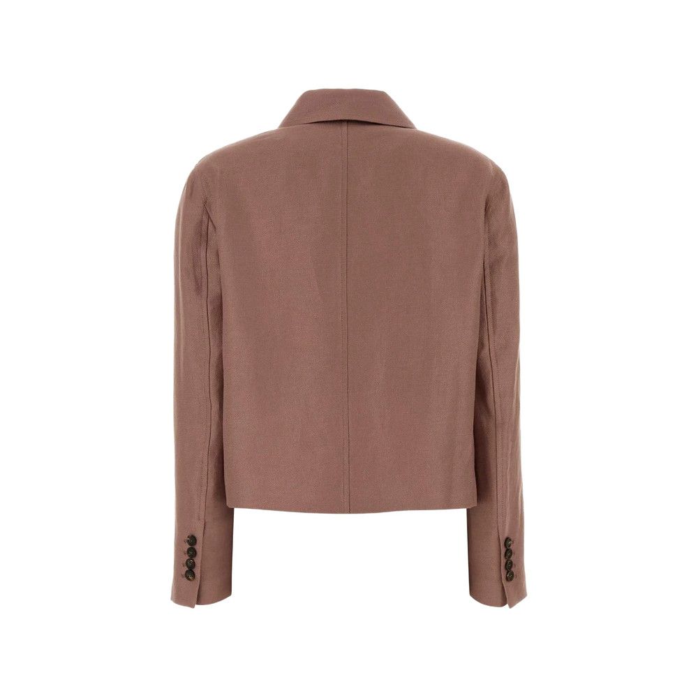 Brunello Cucinelli Brunello Cucinelli PINK Jackets - Cropped Jackets Size S / US 4 / IT 40 - 2 Thumbnail