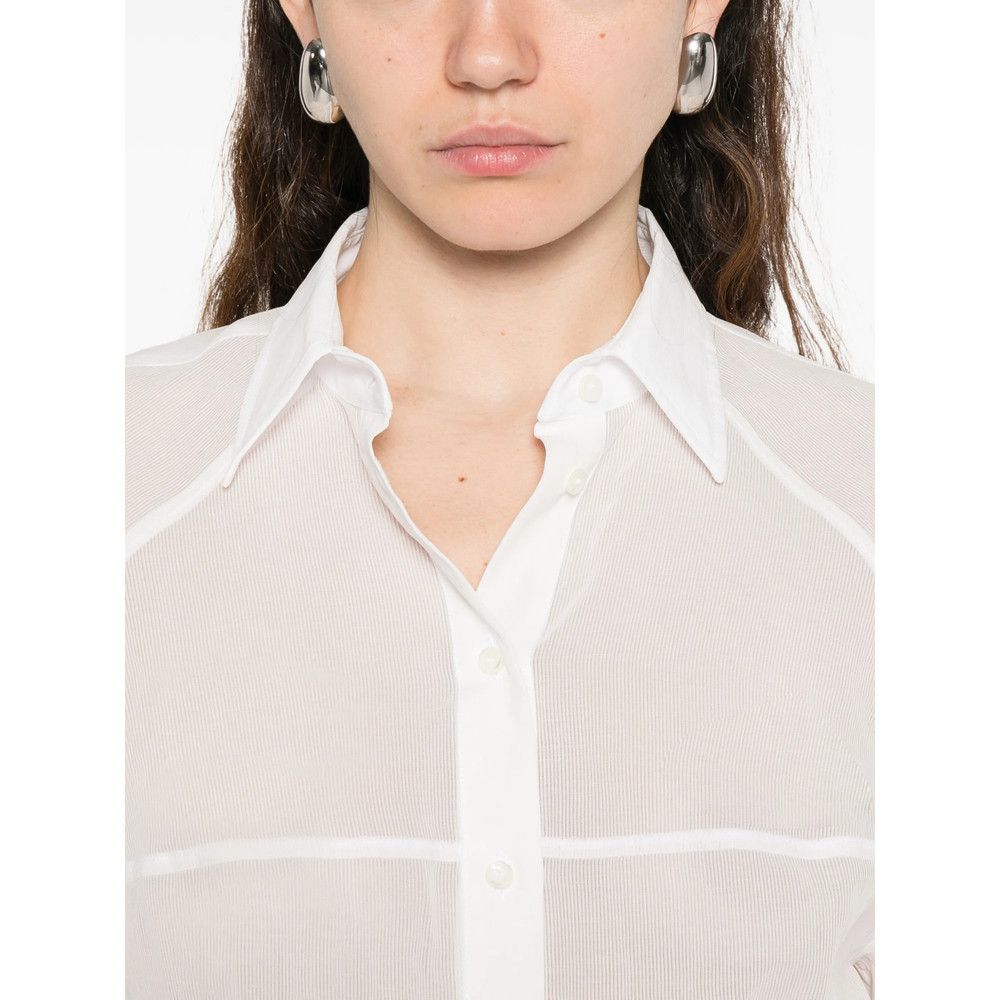 Brunello Cucinelli Brunello Cucinelli WHITE Tops - Shirts Size S / US 4 / IT 40 - 5 Thumbnail