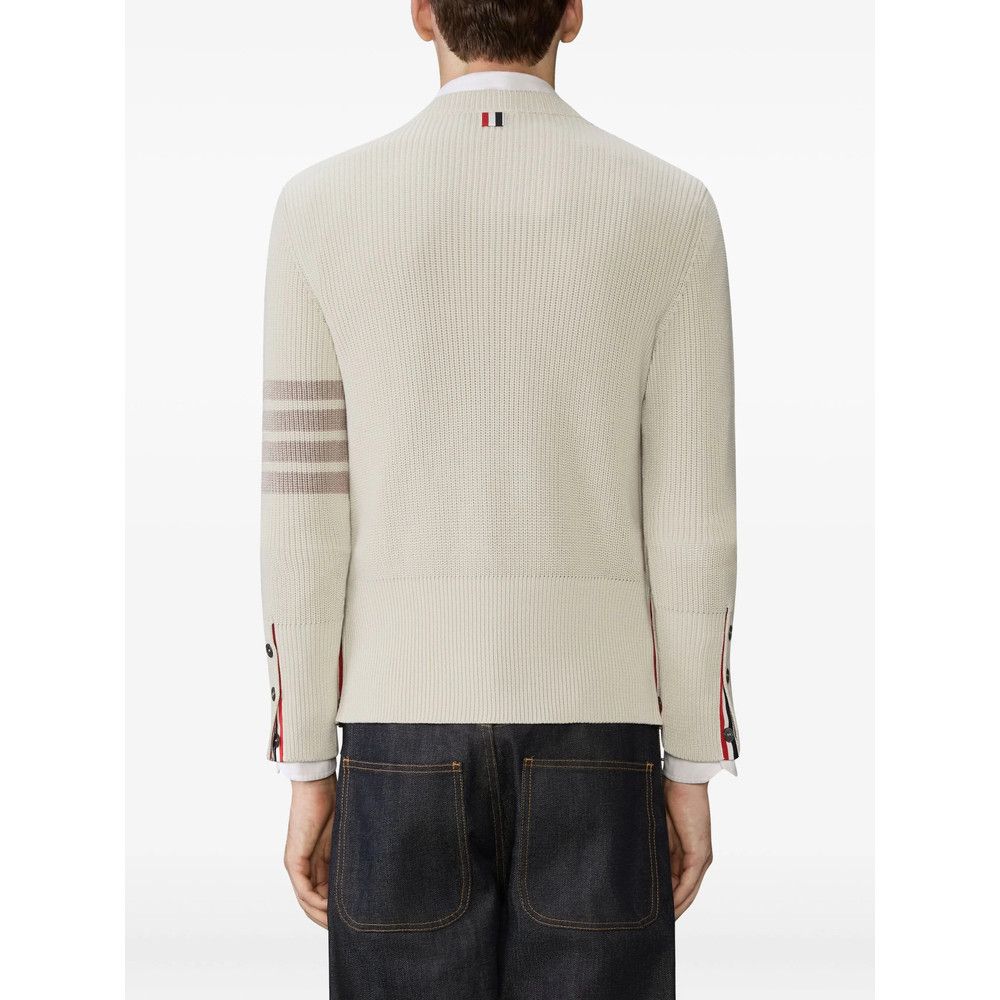 Thom Browne Thom Browne NEUTRALS Sweaters & Knitwear - Jumpers Size US XXL / EU 58 / 5 - 2 Thumbnail