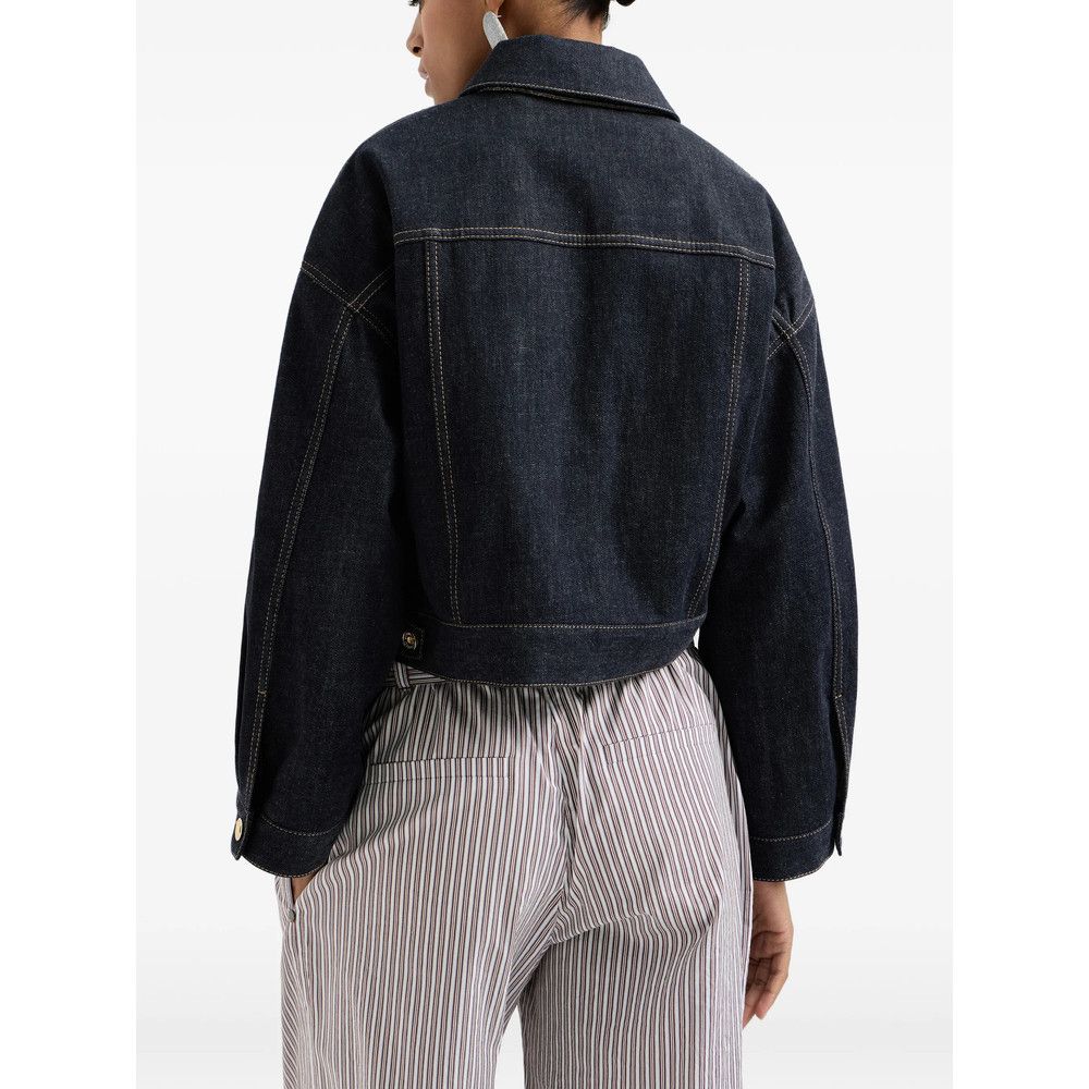 Brunello Cucinelli Brunello Cucinelli BLUE Jackets - Denim Jackets Size M / US 6-8 / IT 42-44 - 6 Thumbnail
