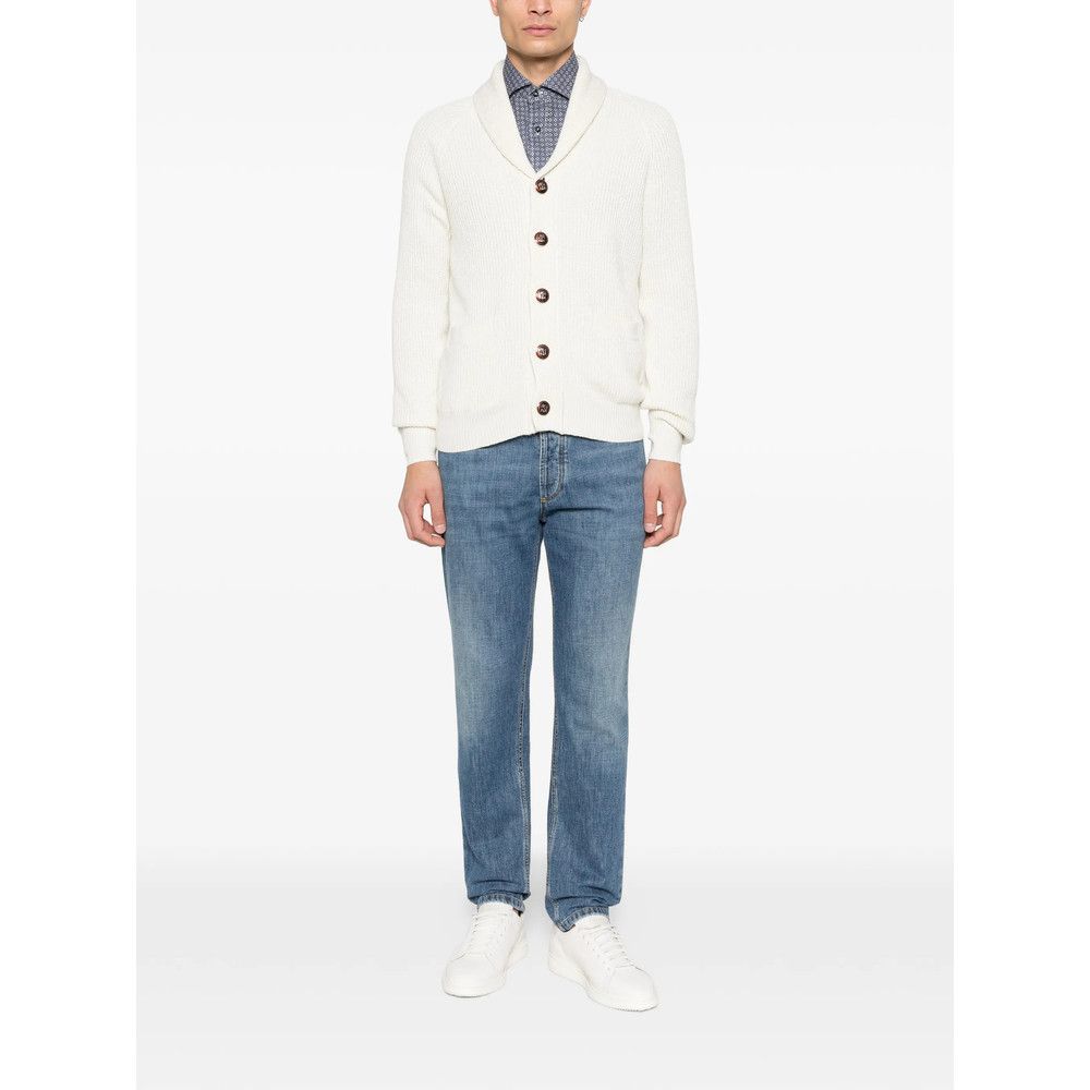 Brunello Cucinelli Brunello Cucinelli NEUTRALS Sweaters & Knitwear - Cardigans Size US XXL / EU 58 / 5 - 2 Thumbnail