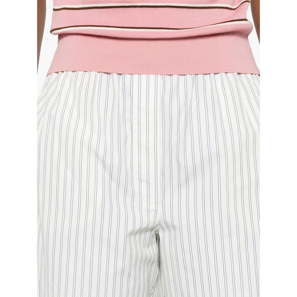 Miu Miu Miu Miu NEUTRALS Trousers - Straight Trousers Size 26" / US 2 / IT 38 - 3 Thumbnail