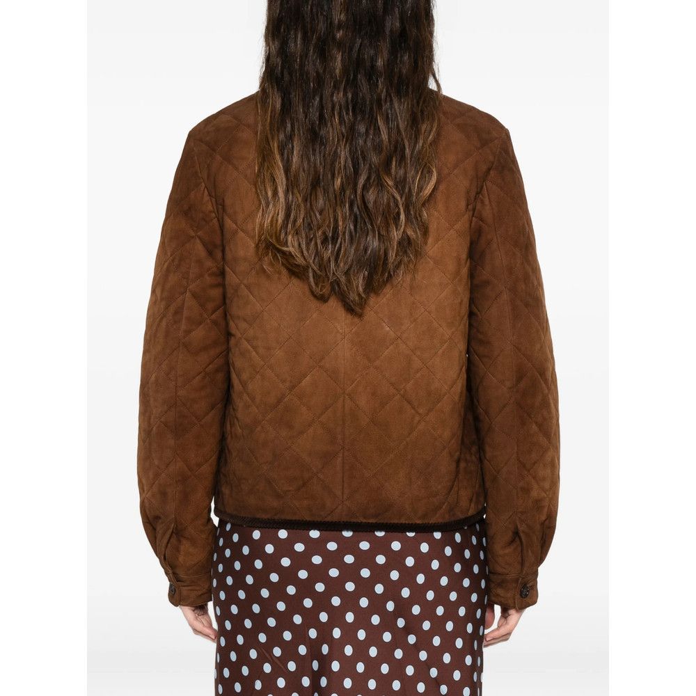 Miu Miu Miu Miu BROWN Jackets - Bomber Jackets Size S / US 4 / IT 40 - 4 Thumbnail