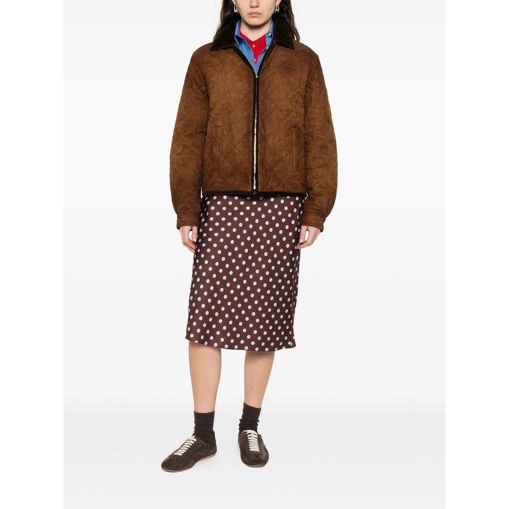 Miu Miu Miu Miu BROWN Jackets - Bomber Jackets Size S / US 4 / IT 40 - 5 Thumbnail