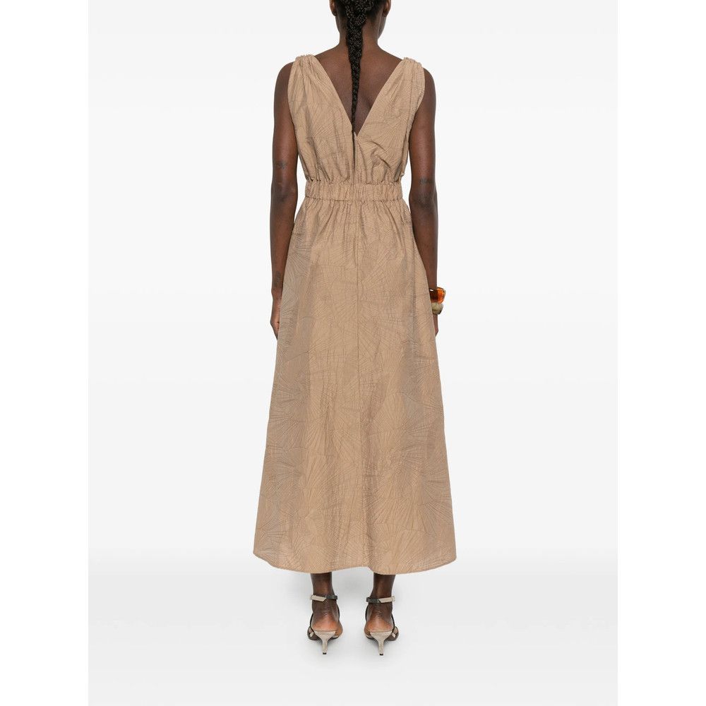 Brunello Cucinelli Brunello Cucinelli BROWN Dresses - Day Dresses Size M / US 6-8 / IT 42-44 - 3 Thumbnail