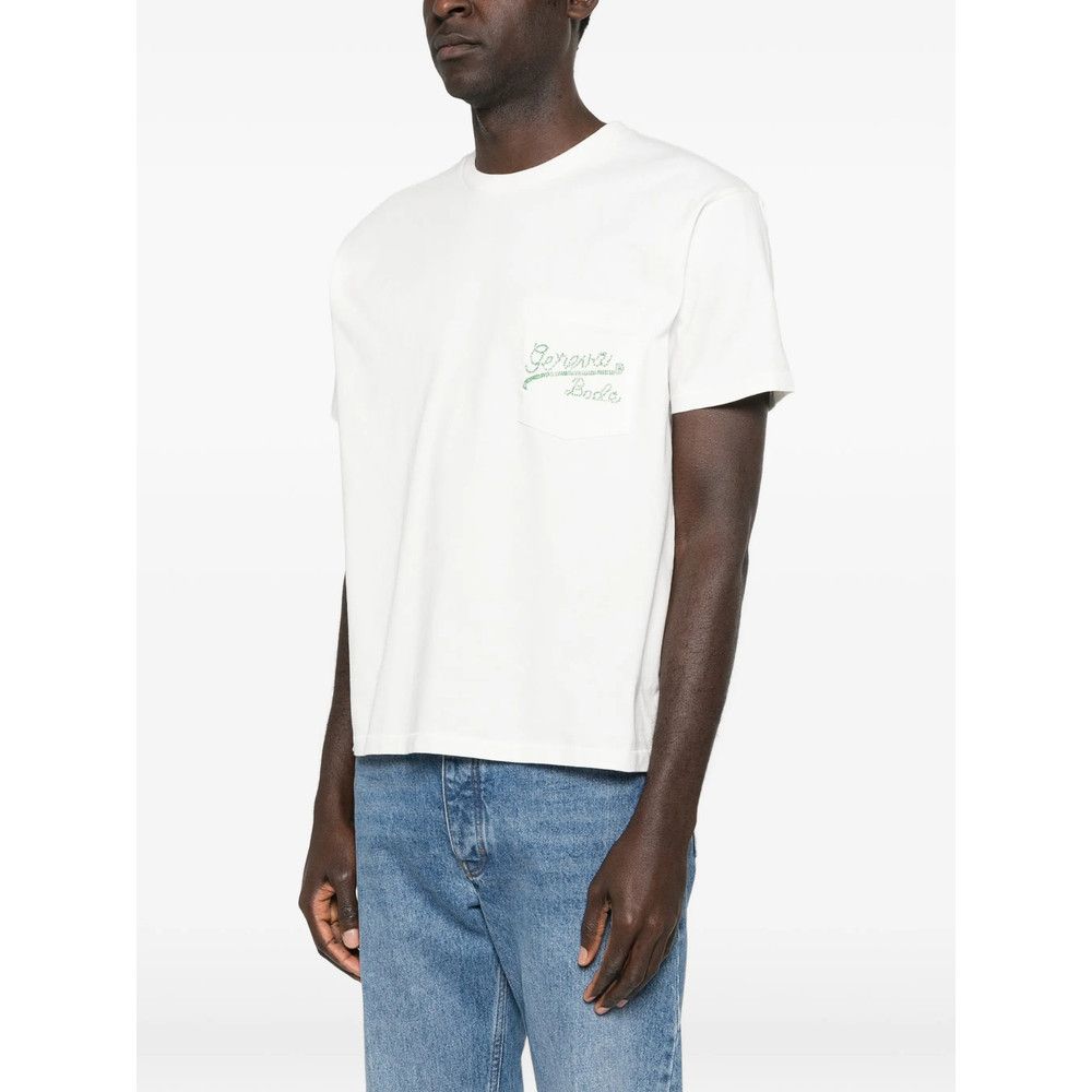 Bode Bode WHITE T-Shirts & Vests - T-Shirts Size US L / EU 52-54 / 3 - 2 Thumbnail