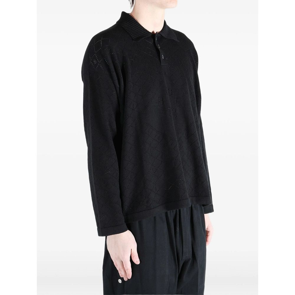 Bode Bode BLACK Polo Shirts Size US L / EU 52-54 / 3 - 5 Thumbnail