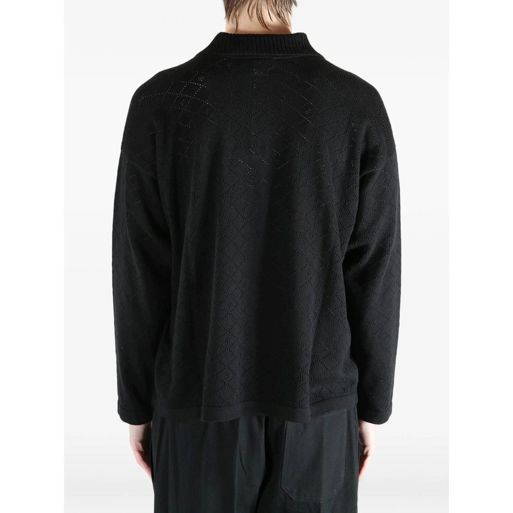 Bode Bode BLACK Polo Shirts Size US L / EU 52-54 / 3 - 2 Thumbnail