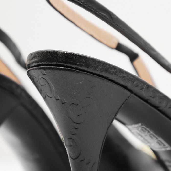 Gucci Gucci Gucci GG Supreme Monogram Embossed Horsebit Leather Pumps Leather Shoes DUTY FREE for USA Size ONE SIZE - 6 Thumbnail