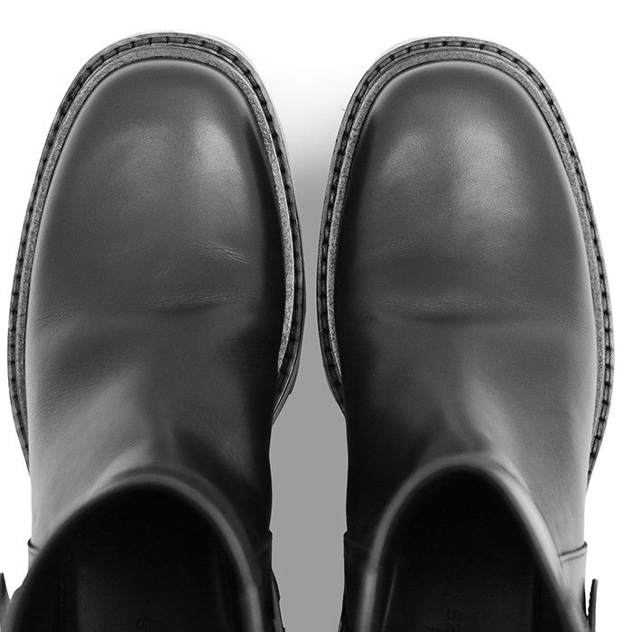 Hermes Hermes Hermès Jamie Leather Platform Boots Leather Shoes DUTY FREE for USA Size ONE SIZE - 8 Thumbnail