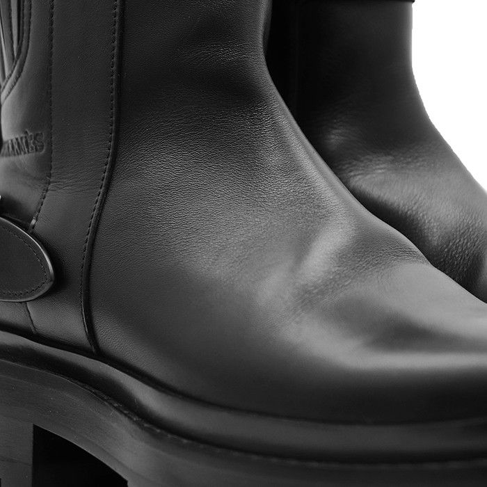 Hermes Hermes Hermès Jamie Leather Platform Boots Leather Shoes DUTY FREE for USA Size ONE SIZE - 3 Thumbnail