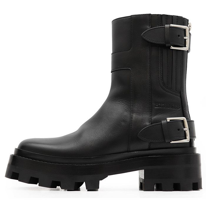 Hermes Hermes Hermès Jamie Leather Platform Boots Leather Shoes DUTY FREE for USA Size ONE SIZE - 4 Thumbnail