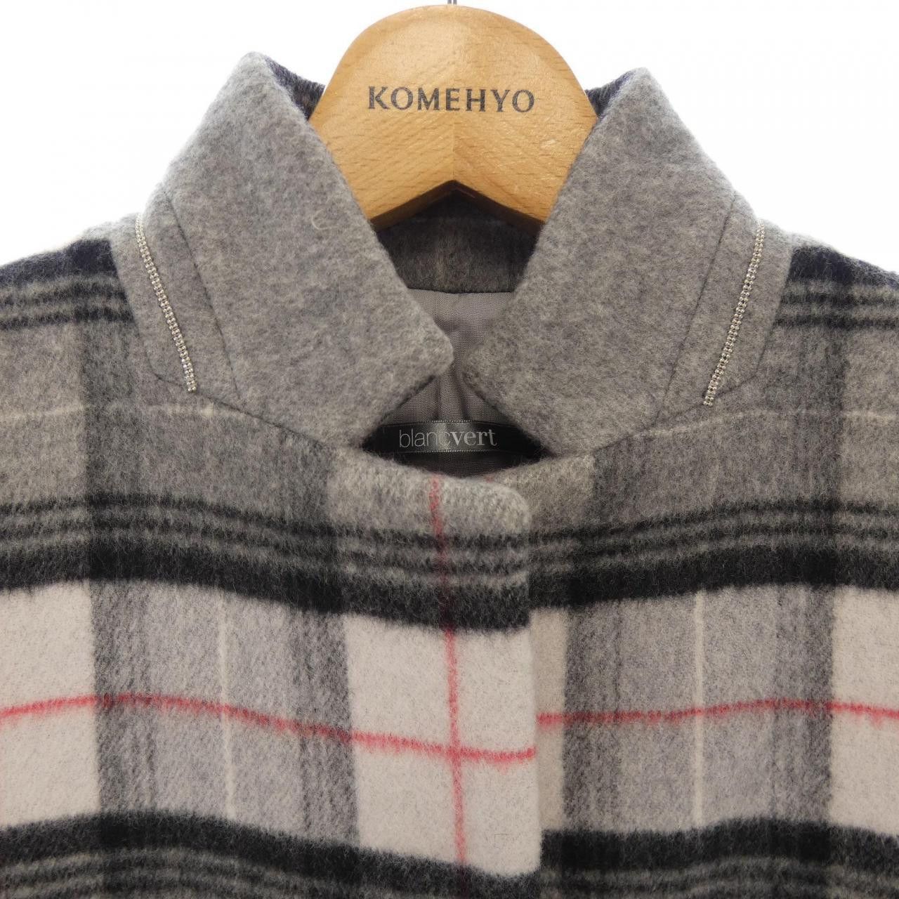 Other Other Blancvert Check Wool Coat Textile Outerwear DUTY FREE for USA Size ONE SIZE - 5 Thumbnail