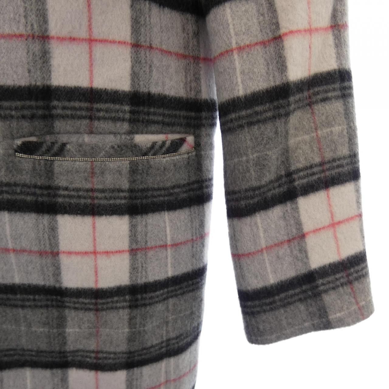Other Other Blancvert Check Wool Coat Textile Outerwear DUTY FREE for USA Size ONE SIZE - 6 Thumbnail