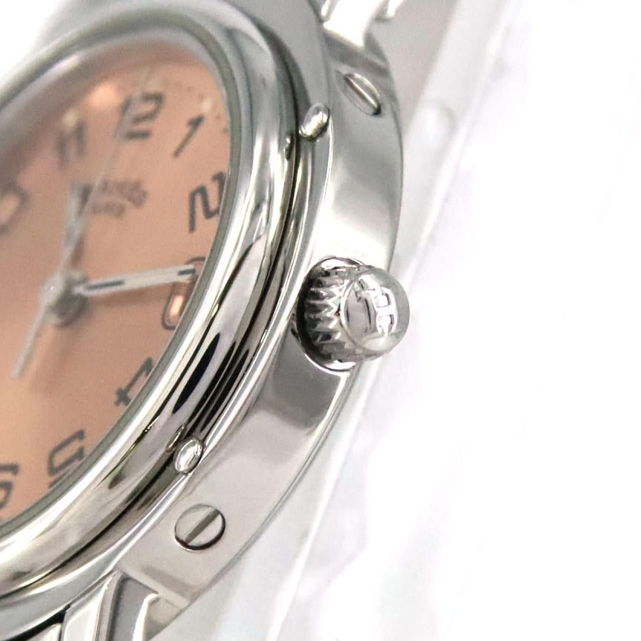 Hermes Hermes Hermès Clipper CL4.210 Stainless Steel Metal Quartz DUTY FREE for USA Size ONE SIZE - 5 Thumbnail