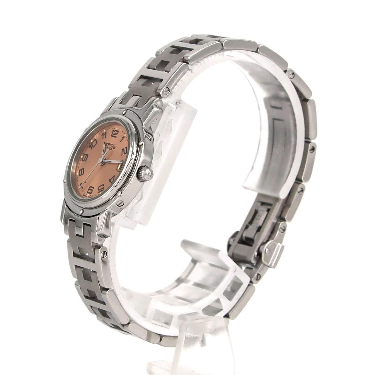 Hermes Hermes Hermès Clipper CL4.210 Stainless Steel Metal Quartz DUTY FREE for USA Size ONE SIZE - 2 Thumbnail