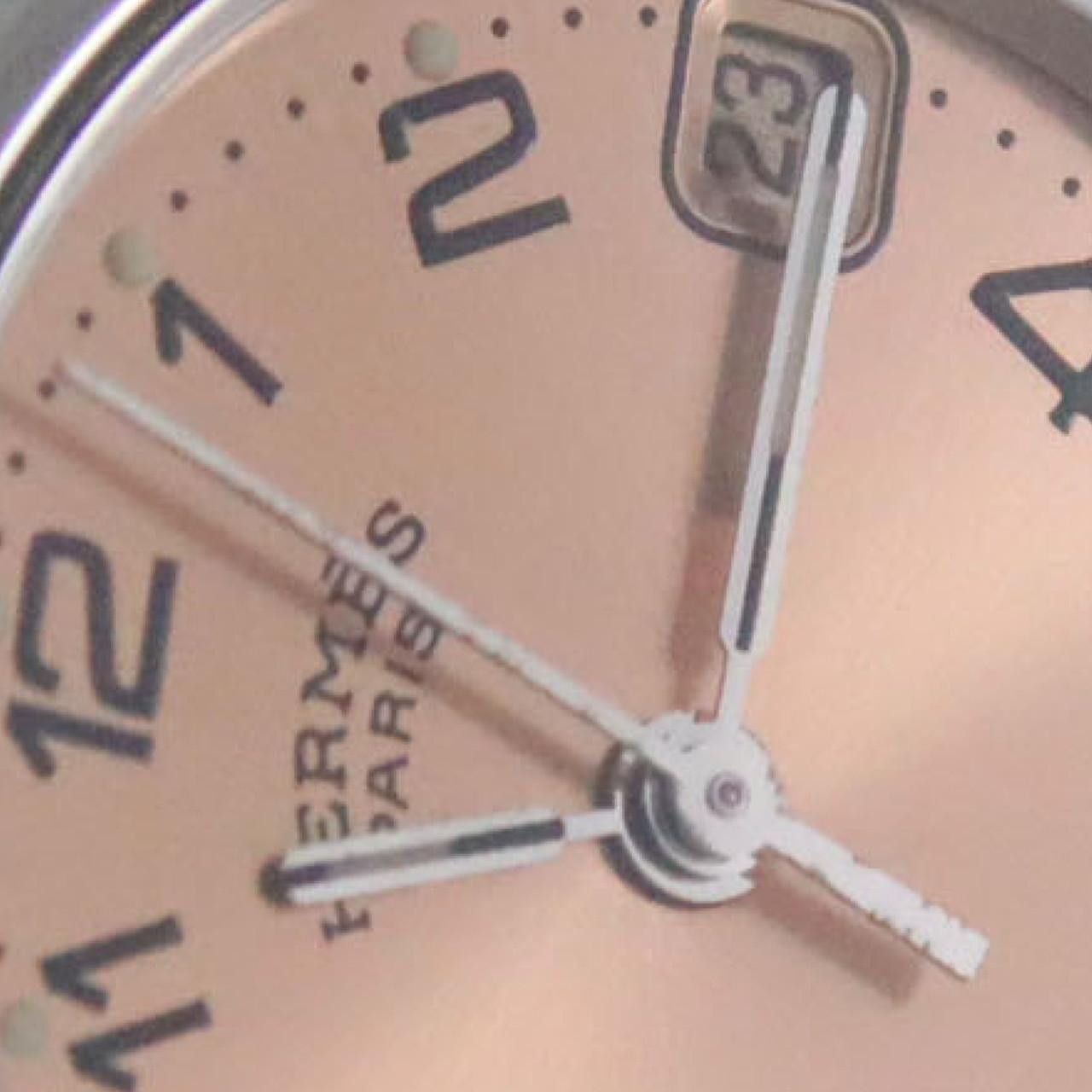 Hermes Hermes Hermès Clipper CL4.210 Stainless Steel Metal Quartz DUTY FREE for USA Size ONE SIZE - 8 Thumbnail